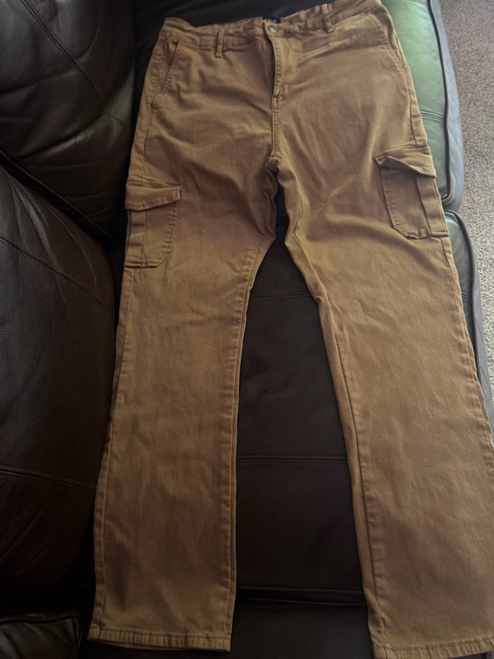 Well Worn Men's Brown Cargo Pants